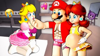 Daisy Becomes Mario's Girlfriend.What Happened to Peach Princess?Super Mario Bros Story|Mario Roblox