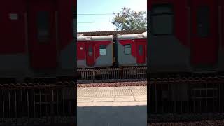 22956 - Bhuj to Bandra Terminus (Kutch SF Express) with BRC WAP-5 #youtubeshorts #indianrailways