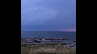 Sea, rain and lightning