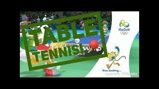 Mario and Sonic Rio 2016 Table Tennis Gameplay - Nintendo Wii U