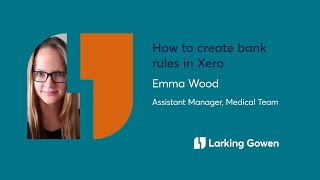 How to create bank rules in Xero