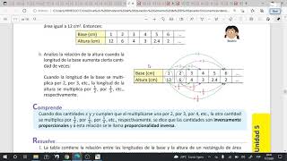 ESMATE SEXTO GRADO CLASE 3.1 UNIDAD 5