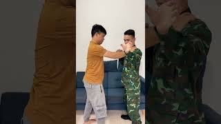 Defend when being strangled #shorts #kungfu #vothuat #trending #martialarts #fighting #actionfilm