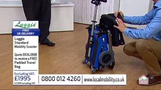 Luggie Folding Mobility Scooter Live on Ideal World Television