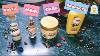 ريفيو سريع على منتجات لوفيا للعناية بالشعر | Lovea Hair Care Products 🤩👍