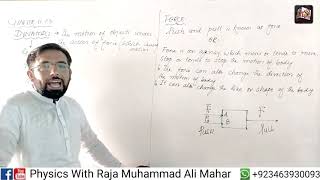 chapter no 3 Dynamics Class Ninth Matric and First year |Hindi|Urdu| #Raja_Muhammad_Ali_Mahar