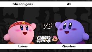 Cardd's Basement P+ - Av vs Shenanigans - Loser's Quarters