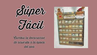 Decoración navideña /calendario perpetuo