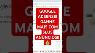 GOOGLE ASSENSE - Ganhe Mais DINHEIRO com seus ANÚNCIOS