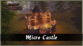 HOW TO BUILD A MICRO CASTLE [SPEED BUILD] - CONAN EXILES