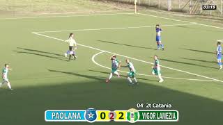 La sintesi Paolana - Vigor Lamezia 0-3