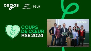 Découvrez les Coups de cœur RSE 2024 Cegos x MINES Paris