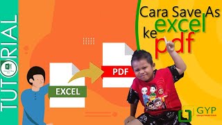 Cara Save As Excel ke PDF Office 2019