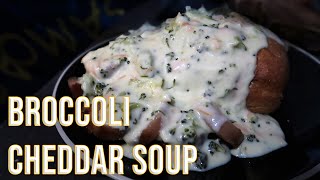 BROCCOLI CHEDDAR SOUP | Cook With Me!