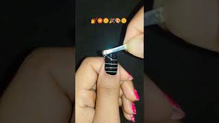 stripingtep nailartdesign 💅#nailartdesigns#nails#youtubeshorts#viralvideo#shorts#stripnailart