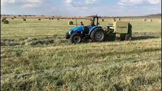 Aries II (white buffalo grass) - Bale making