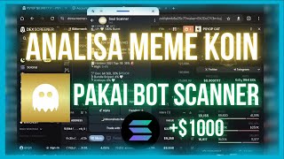 Cara Analisa Meme Koin Solana di Bot Telegram Soul Scanner