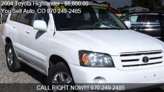 2004 Toyota Highlander for sale in Montrose, CO 81403 at the