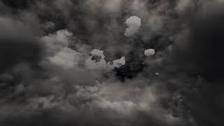 ( CGI 4k Stock Footage ) Dark film noir clouds seemless loop 5