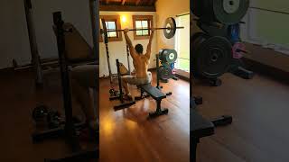 Seated strict press 50kg x 5