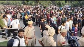 #chandigarh #University students protesting after the mms leaked incident