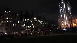 Protest in Parliament Square London - Kill the no-protest Police Bill