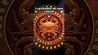 3 curiosidades del signo cáncer #signosdelzodiaco #signoszodiacales #horoscopo #horóscopo #signo