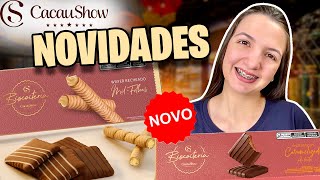 NOVOS PRODUTOS CACAU SHOW BISCOITERIA - WAFFER RECHEADO DE MIL FOLHAS / CHOCOBISCUIT CARAMELIZADO