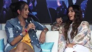 Elixir Nahar chats with Monica Dogra in the Twitter Blue Room at Vh1 Supersonic, Pune!