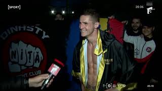 Campionul Mondial de Kickboxing-Alexandru 'The Bomber' Niță, susținut de cei din Peluza Sud Steaua!