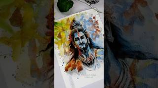 Lord Shiva Drawing #shorts #youtubeshorts #shivratri