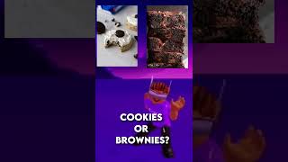 Which One? Cookies or Brownies? #roblox #shorts