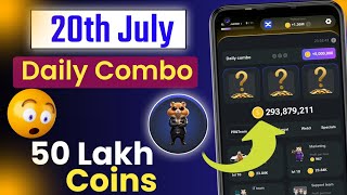 Hamster Kombat Daily Combo 20 July | Today Daily Combo | Hamster Daily Combo Today | Daily Combo