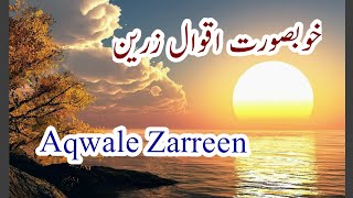 خوبصورت اقوال زریںkhub surat aqwale zareen