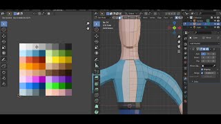 Create a low Poly Game Character Modeling part 2 (Blender)