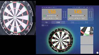 #autodarts 1. Spiel mit Dartzoom schöne Sache. #darts #videos #video #dart