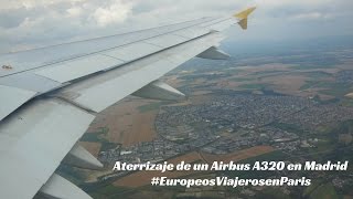 Aterrizaje del vuelo de Vueling: avión modelo Airbus A320