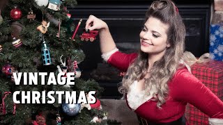 Behind the Scenes - Vintage Christmas Card Shoot