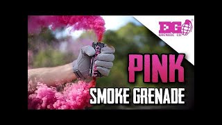 TWIN VENT Pink Smoke Grenade - Smoke Bomb - Smoke Effect