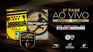 CAMPEONATO CATARINENSE SÉRIE OURO 2023 - 2ª FASE - Jaraguá Futsal X APAFF Florianópolis