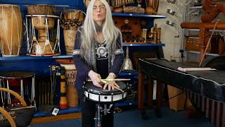 Evelyn Glennie on Flint Percussion drum