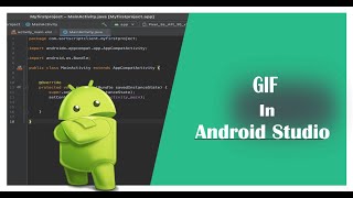 How to add GIF Image in Android Studio