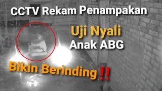 Berinding‼️ CCTV Rekam Penampakan Saat Uji Nyali An4k ABG