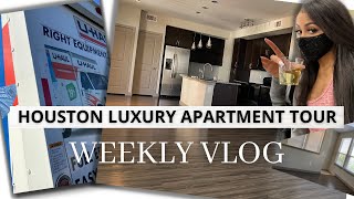 WEEKLY VLOG | MOVING OUT | NEW LUXURY APARTMENT TOUR 2022 | HOUSTON