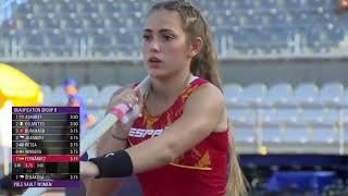 Clara Fernández Pole Vault Qualification U20 Tallinn Estonia 2021