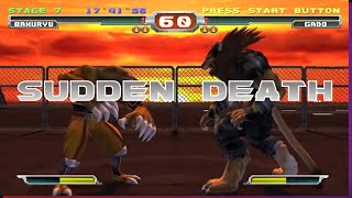 DRAW a SUDDEN DEATH in BLOODY ROAR