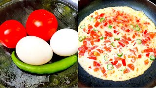 Tomato Omelette | Egg Village Cooking | Omelet Recipe | EP# 2