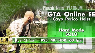 GTA Online EE - Cayo Perico Hard Solo + Epic Royalty Free Heist Music [PS5, 4K, HDR, 60 FPS]