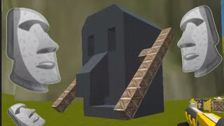 Walking moai in Evercraft Mechanic