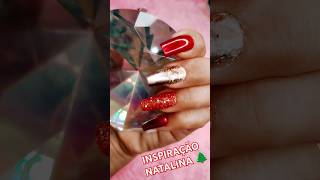 INSPIRAÇÃO DE NATAL #unhas #unhasdecoradasdegrade #unhasdecoradas #nails #alongamento #melhoresunha